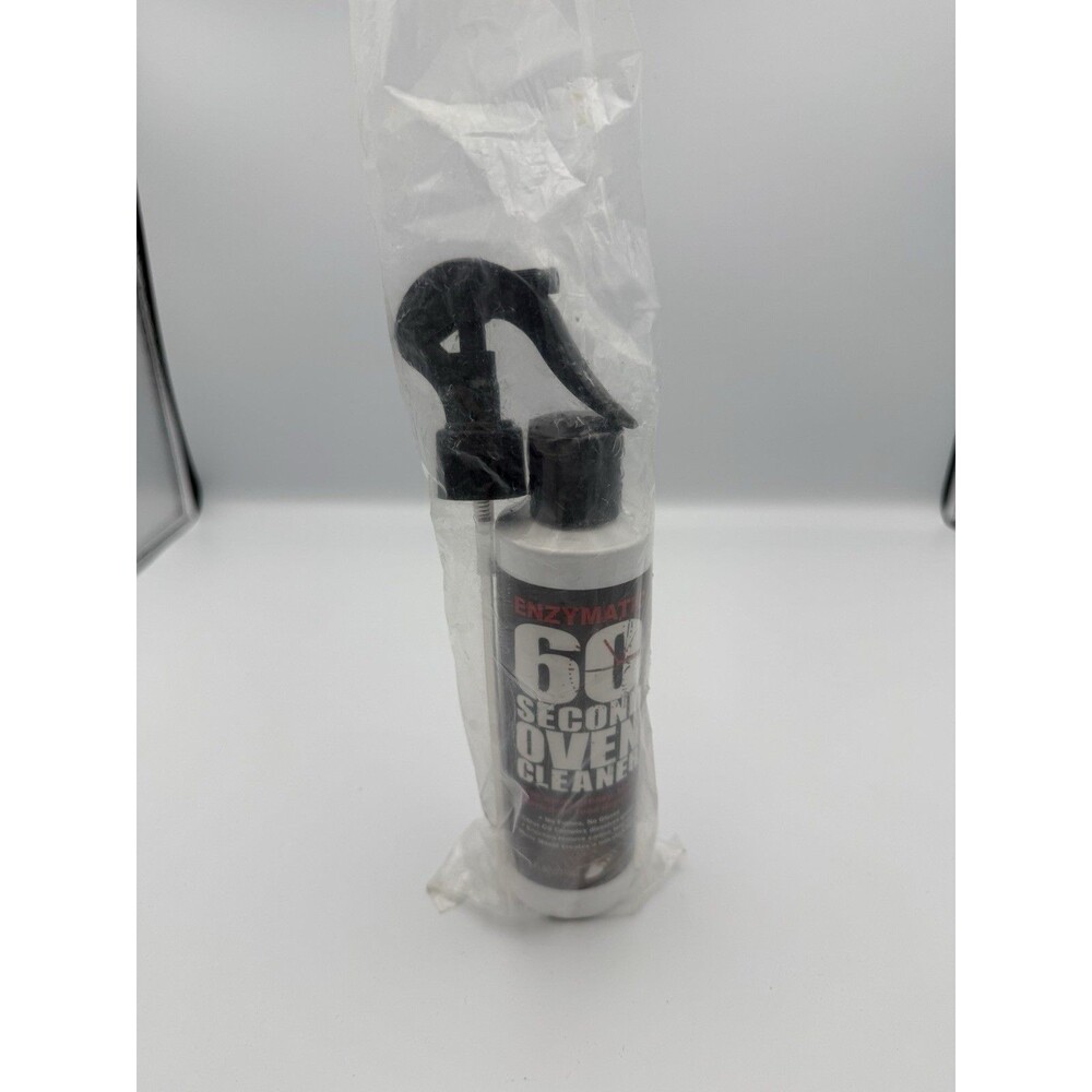 Enzymatic 60 Second Oven Cleaner Spray 8 oz - No Fumes, Enzymes + Citrus Oil NEW